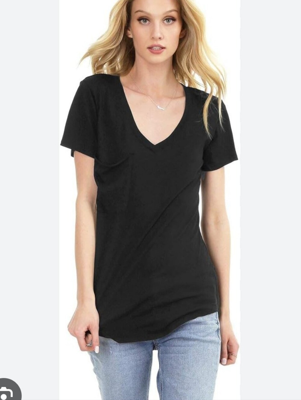 bobi Los Angeles V-Neck Short Sleeve Tee